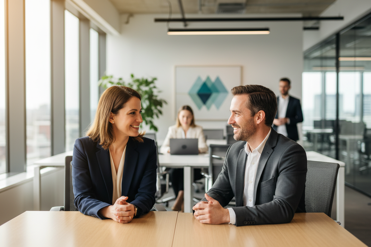 Our staff is helping our client